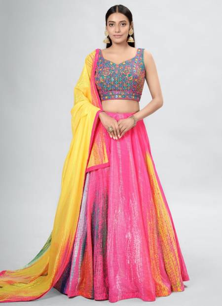 Pink Colour Mirable Vol 02 Dressetive New Latest Designer Party Wear Silk Lehenga Choli Collection 4101